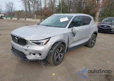 2025 Volvo Xc40 B5 Core Bright Theme from USA, damaged, VIN YV4L12UJ8S2520167
